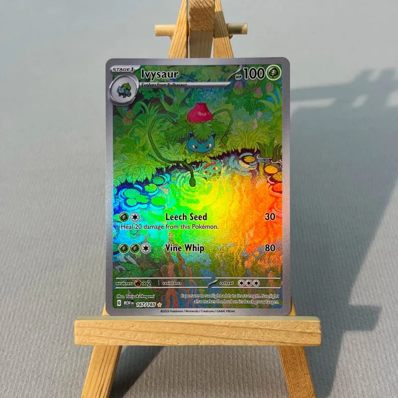 MEW PTCG13-003 Tcg proxy PKM Cards Charizard ex Bulbasaur Charmeleon Rare Collection Battle Toys Gifts for Hobbies home play — image 11