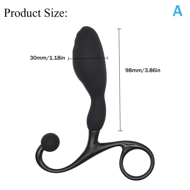 Silicone Anal Plugs Trainer Prostate Massage Butt Plugs Anal G-spot Clitoral Stimulation Anal Trainer Adult Products Sex Toys — image 9