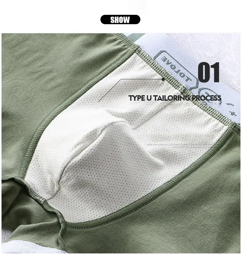 1/3pc Men Underwear Sports Boxer Shorts Cotton Oversized Solid Color Youth Fashion Sports Men's panties Comfortable Breathable