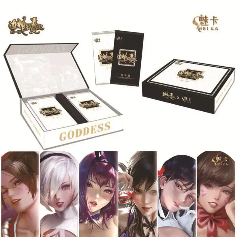 Exceedingly Beautiful Women Goddess Cards Anime Premium Spicy HOLO Booster Thick Exquisite Metal Card Games Toys Gift