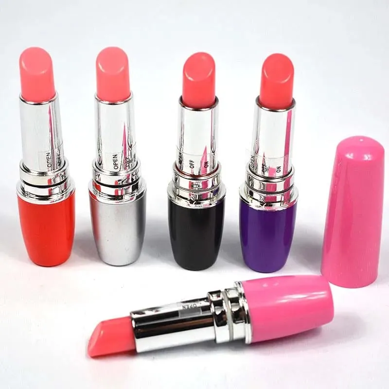 Vibromasseur rouge à lèvres, Mini balle, stimulateur clitoridien, silencieux, étanche, jouet sexuel pour femmes, point G, adulte, Portable
