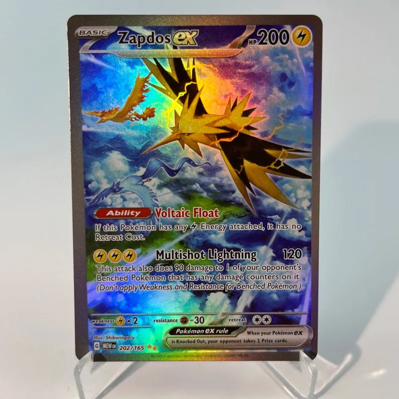 Pokémon 151 PKM Cards PTCG3-D Bulbasaur Squirt Rainbow Gengar ex Holographic Ex GX Rare Collection Battle Toys Gifts for Hobbies