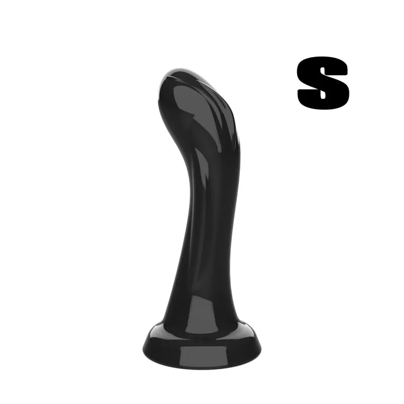 Curved Realistic Dildo with Strong Suction Cup Soft Flexible G-Spot Sex Toy for Women Men Black Purple Clear Lifelike Dillo — image 13