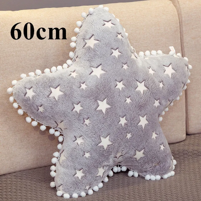 INS Plüsch Sky Serie Leuchtende Wolke Mond Sterne Kissen Weiche Kissen Kawaii Gefüllte Plüsch Spielzeug Für Kinder Baby Kinder Spielzeug mädchen Geschenk