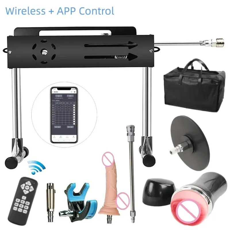 200W Powerful Sex Machine Quite & Intelligent Love Machine Dildos for Women and Men Long Strokes 1-15cm Sex Machine