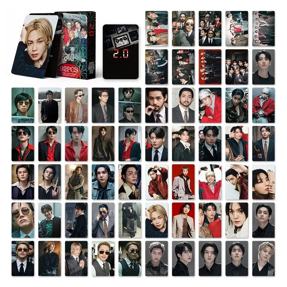 92 Celebrity Mini Cards 13th Anniversary 2026 2.0 Merch Photo Cards Stickers LOMO Fan Support Card Gifts