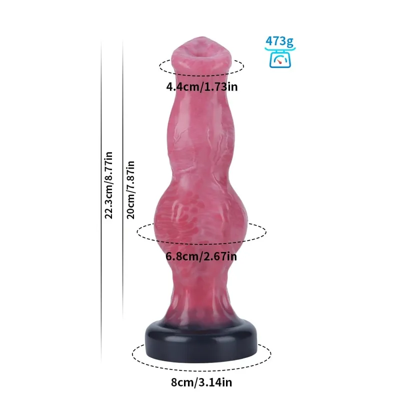 Dildo False Anal Plug Animal Dog Suspension Penis Vagina Masturbation Prostate G-Spot Stimulation Massager Anal Plug Sex Toy 18+ — image 5