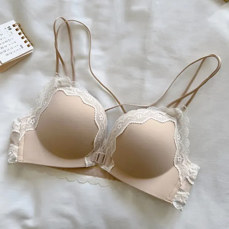 Women Bestselling Leopard Print Lingerie Set Front Closure Sexy Push Up Bra Lift Up Support Soft Daily Intimates Set — image 10