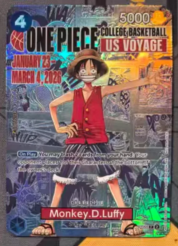 ONE PIECE Roronoa Zoro Monkey D. Luffy DIY Homemade Collection Card English Japanese Version Toys Christmas Birthday Gift