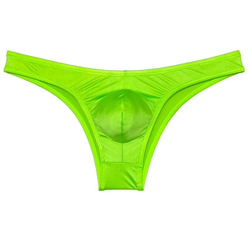 Silky Smooth Bikini Briefs Men's Enhance Pouch Micro Underwear Slip Sexy Beach Briefs Breathable Sissy Panties Pool