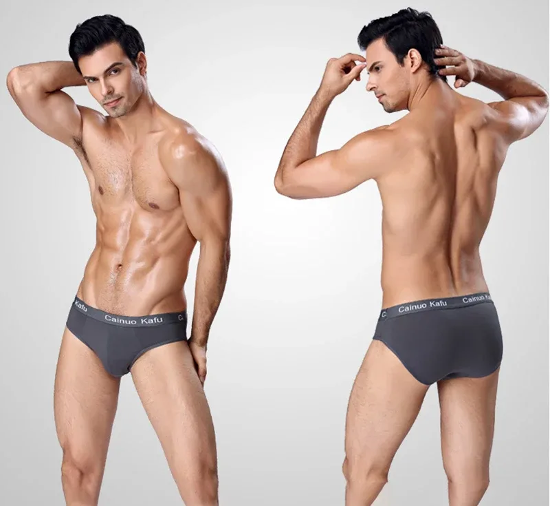 4Pcs/Lot Summer Men's Triangle Pants Plus Size Men's Underwear Sexy Boy Comfortable Solid Underpants Fungi-Proofing Men Panties