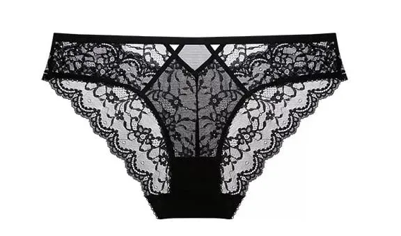 Women French Lace Half Cup Lingerie Set Green Ultra Manipis Sheer Soft Kumportable Underwire Bra Para sa Maliit na Bust 32‑38AB — image 9