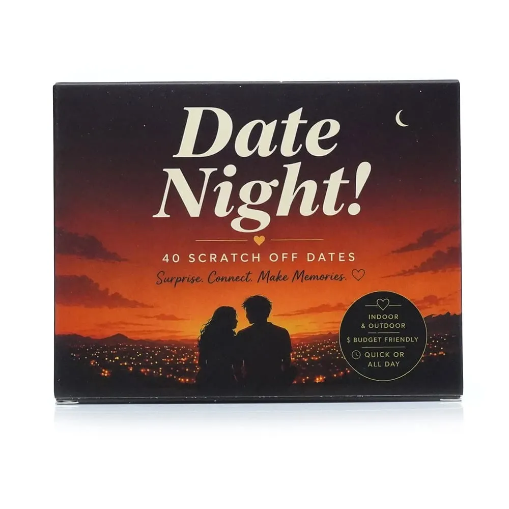 Romantic Date Night Card Game Scratch Off Adventure For Couples Interactive Relationship Game Surprise Challenge Cards Creative