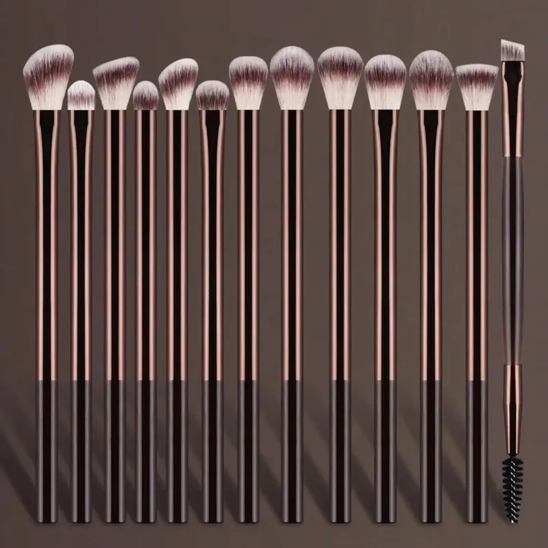 1/3pcs Professional Classic Natural Eye Makeup Brushes Set Eyeshadow Eyebrow Blending Smokey Black Beauty Make up Brushes