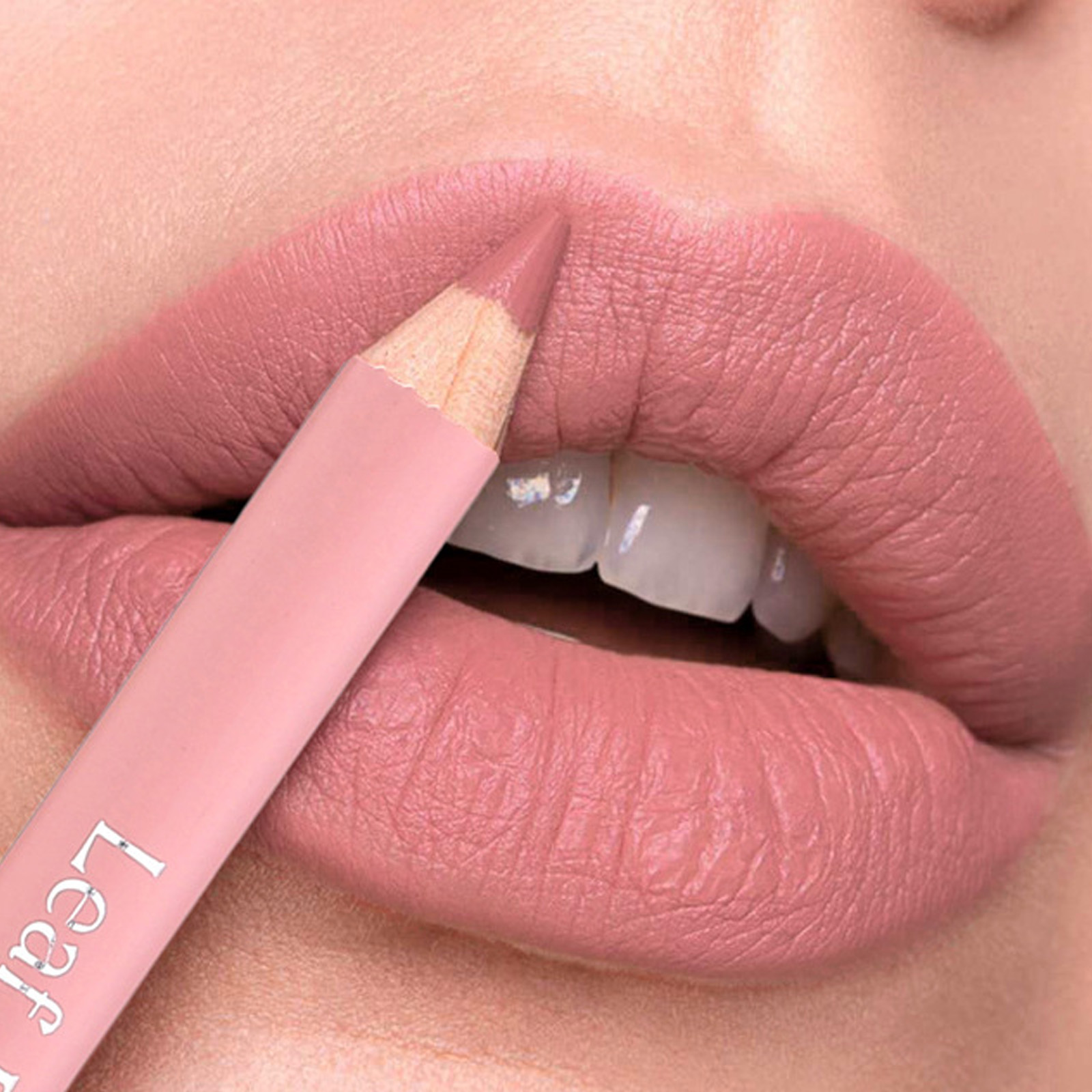 Lápis delineador labial fosco, 12 cores, à prova d'água, batom natural nude rosa, delineador pro, contorno dos lábios, maquiagem