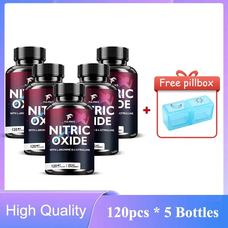Powerful Nitric Oxide Supplement - Premium Muscle Support Nitric Oxide Booster - Natural Energy and Heart Health Support