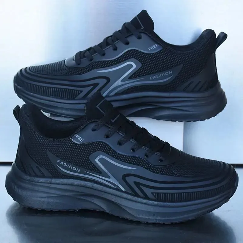 Men's Fashion Ultra-Light Waterproof Running Shoes Soft Sole Non-slip Durable Sneakers Outdoor Sport Shoes for Spring Autumn — image 4