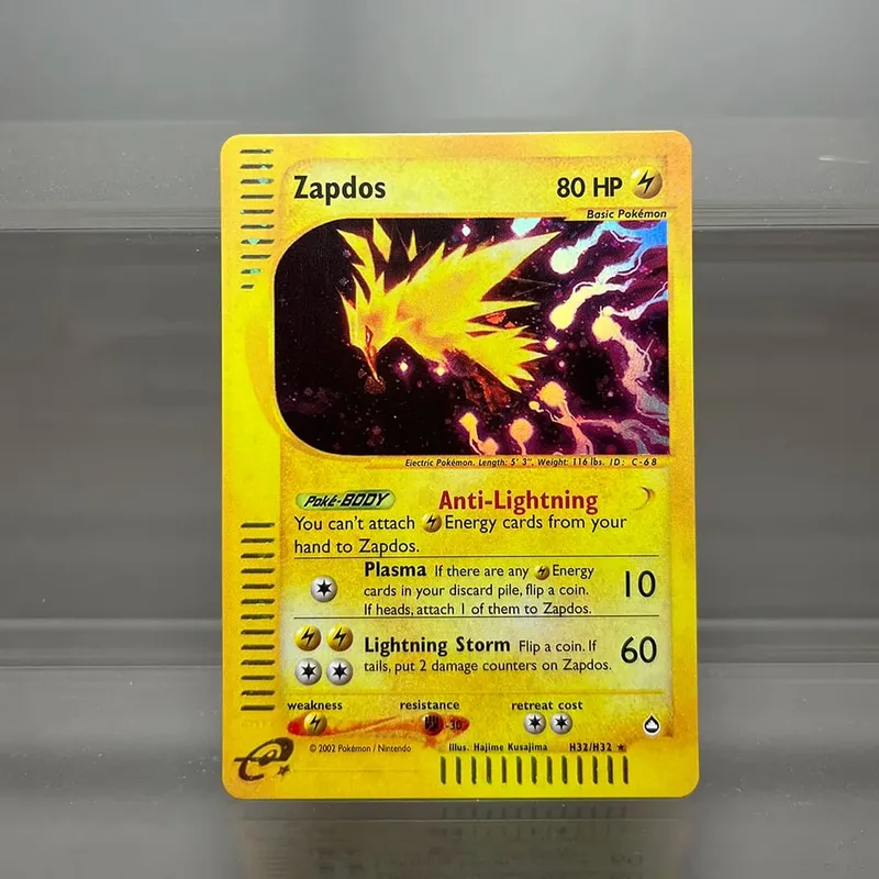 PKM Cards Steelix Alakazam Scizor Single Foil Cards Raichu Slowking Game Collection Cards PTCG Proxy Cards Aquapolis Series — image 6