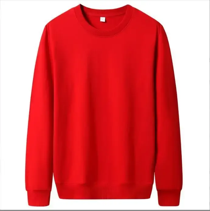 Men Casual Hoodie Solid Color Sweatshirt Fashion Winter Autumn Casual Sweatshirts Pullover Fleece Streetwear — image 4