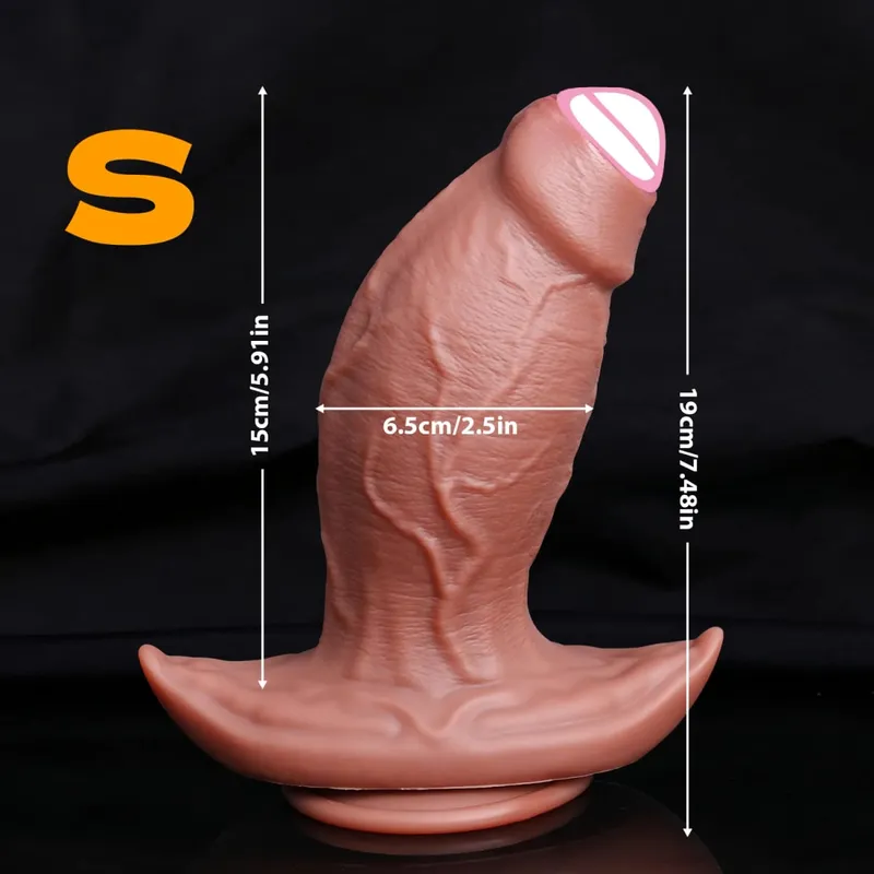 Peau de chair réaliste doux épais gros gode Double Silicone petit pénis femme homme Anal jouet sexuel ventouse bite masturbateurs coq