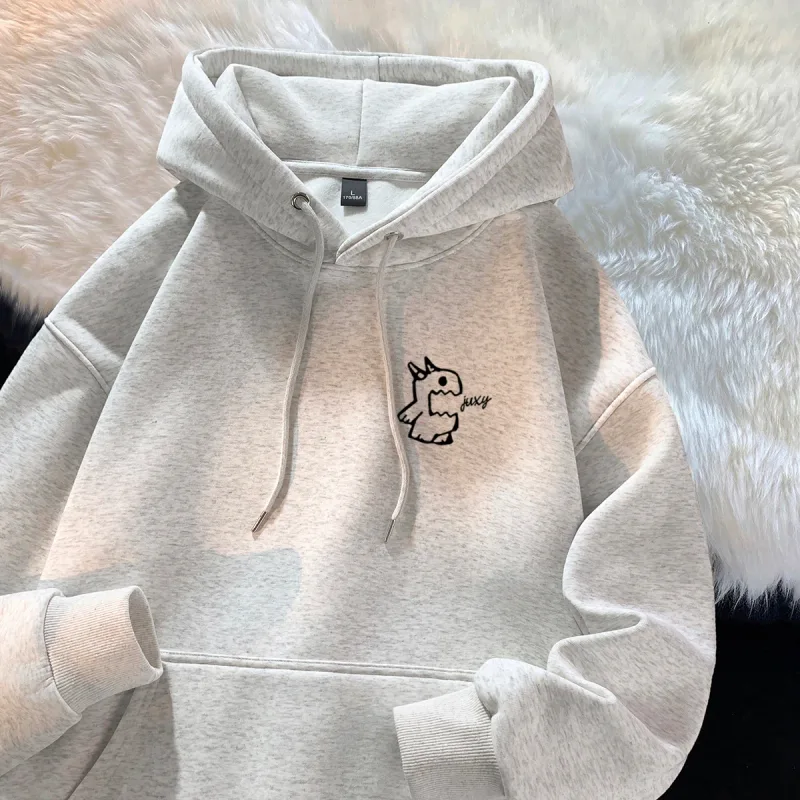 Men's Spring Autumn Hoodie 2026 Fashion Brand Personalized Monster Print Top Multi-Functional Casual Streetwear — image 9