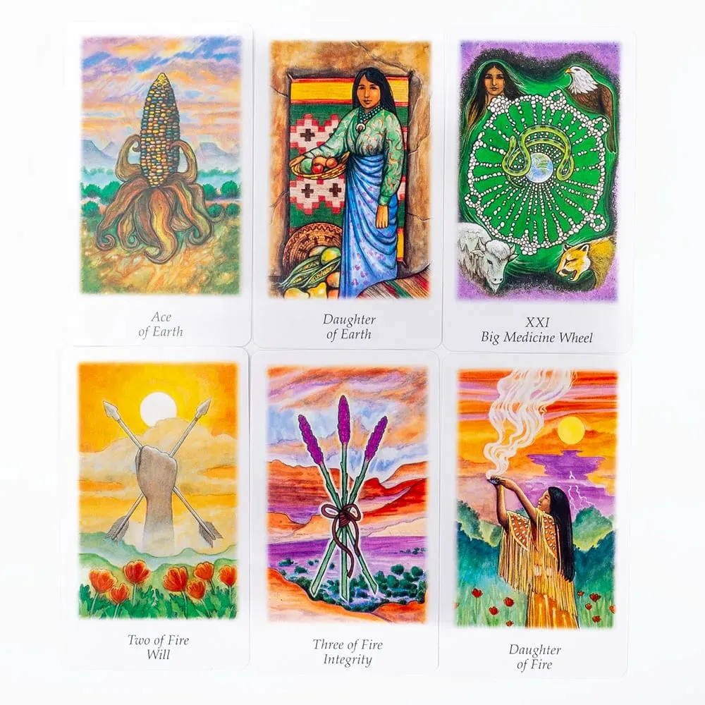 Hot Sales Vision Quest Ταρώ Τράπουλα 78 φύλλων 10,3*6cm Fate Divination Κάρτες Ταρώ FortuneTelling Παιχνίδια καρτών Party Επιτραπέζιο παιχνίδι