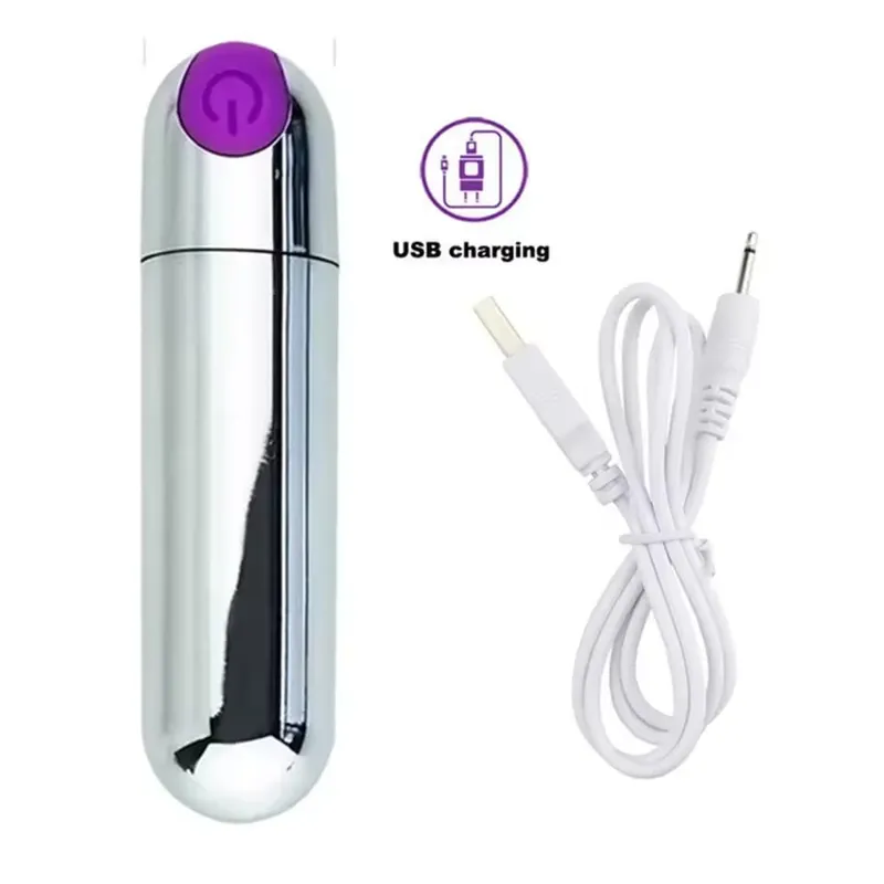 Mini Bullet Vibrator for Women Strong Shock Vibrating Nipple Vagina Clitoral Stimulator Thrusting Dildo Sex Toys for Couple 18+