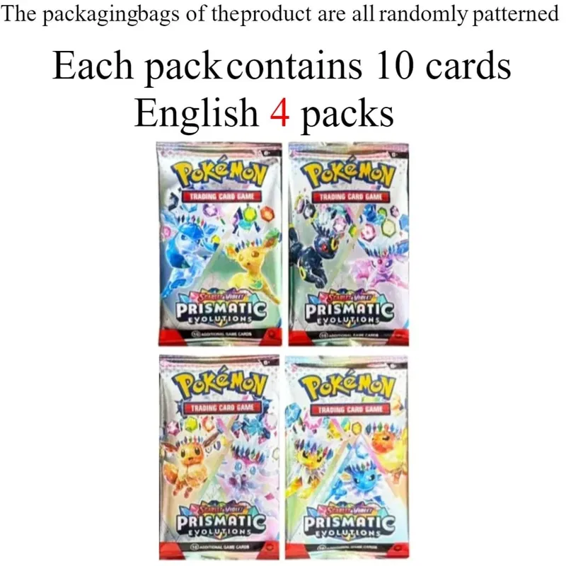 Pokemon Card Scarlet Violet Prismatic Evolutions English Booster 360Pcs Battle Trading Collection Game Cards 40 Per Box — image 17