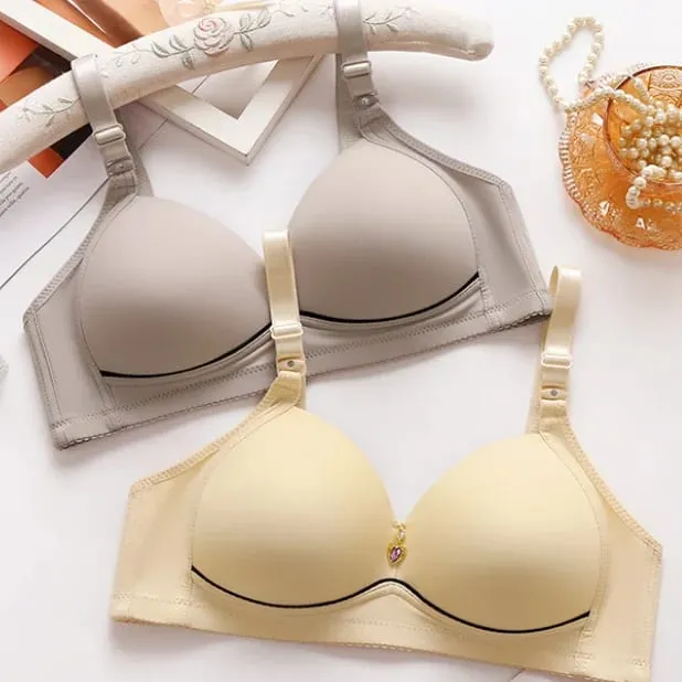 Size 36-46 Seamless Bras Women Underwear Push up Brassiere Glossy Comfort Bralette Female Thin Lingerie — image 6