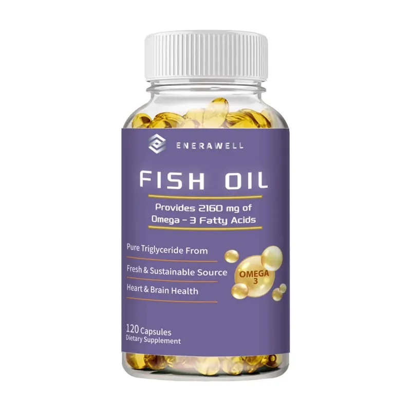Omega 3 Fish Oil Capsules Support Brain & Nervous System Health Cardiovascular & Skin Health Antioxidant & Anti-Inflammation