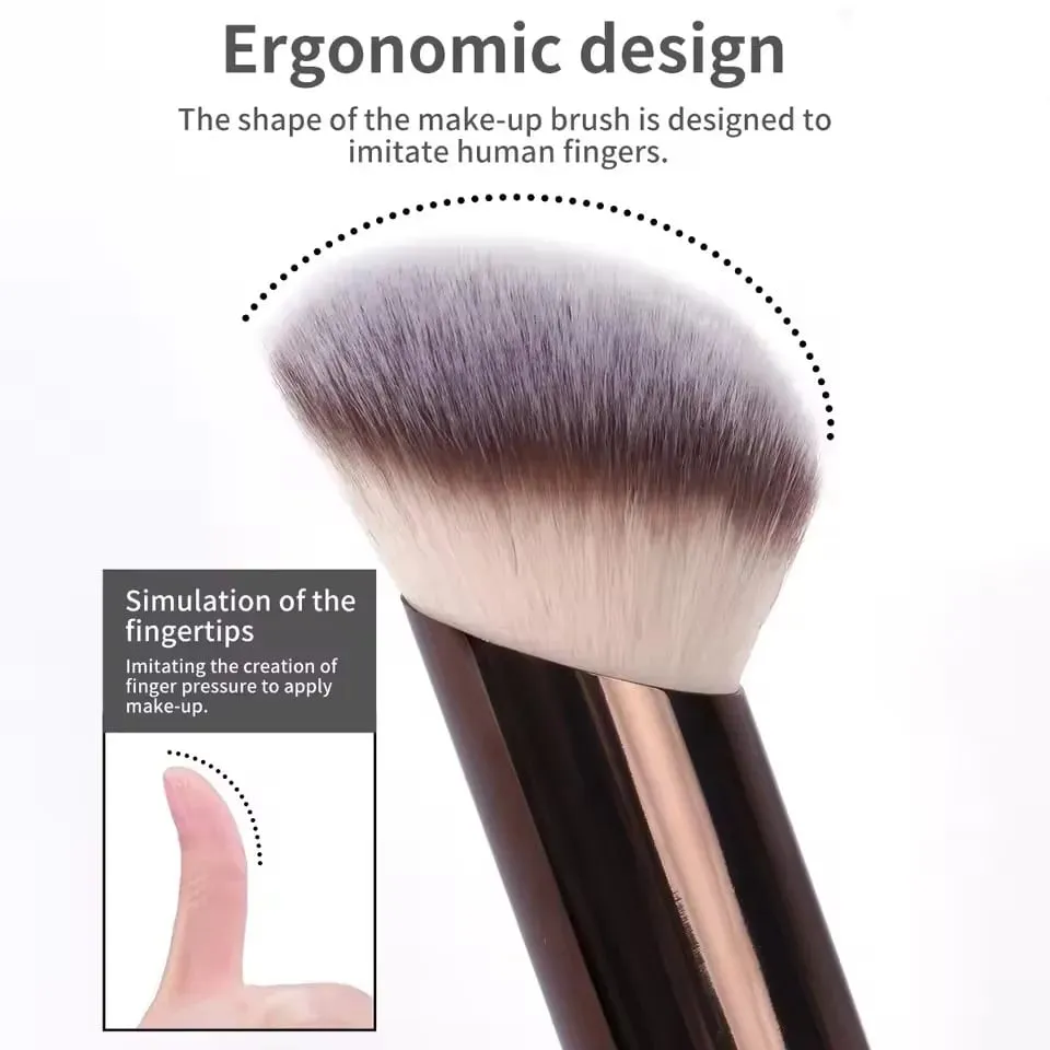 Professional Makeup Brush Double Head Foundation Powder Concealer Makeup Brush Soft Fiber Hair Cosmetic Beauty Tools