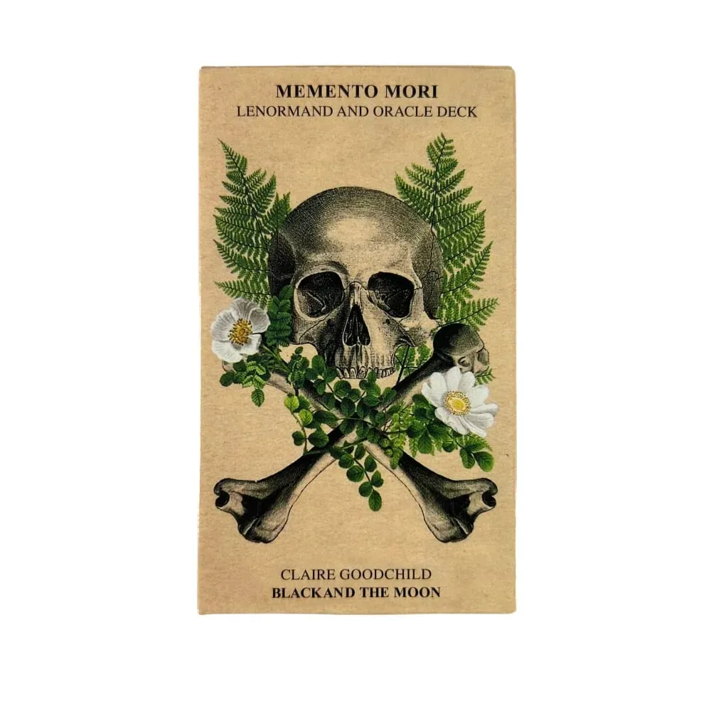 1pc Memento Mori Lenormand et Oracle Deck jeu de société anglais cartes à jouer