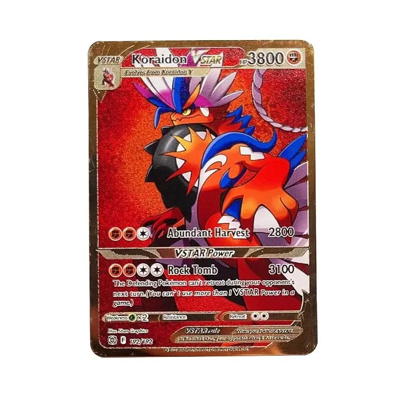 2026 NEW Pokemon Metal Card 10000 Points Arceus Charizard Super Card English Mewtwo Lucario Greninja Lillie Anime Cards — image 31
