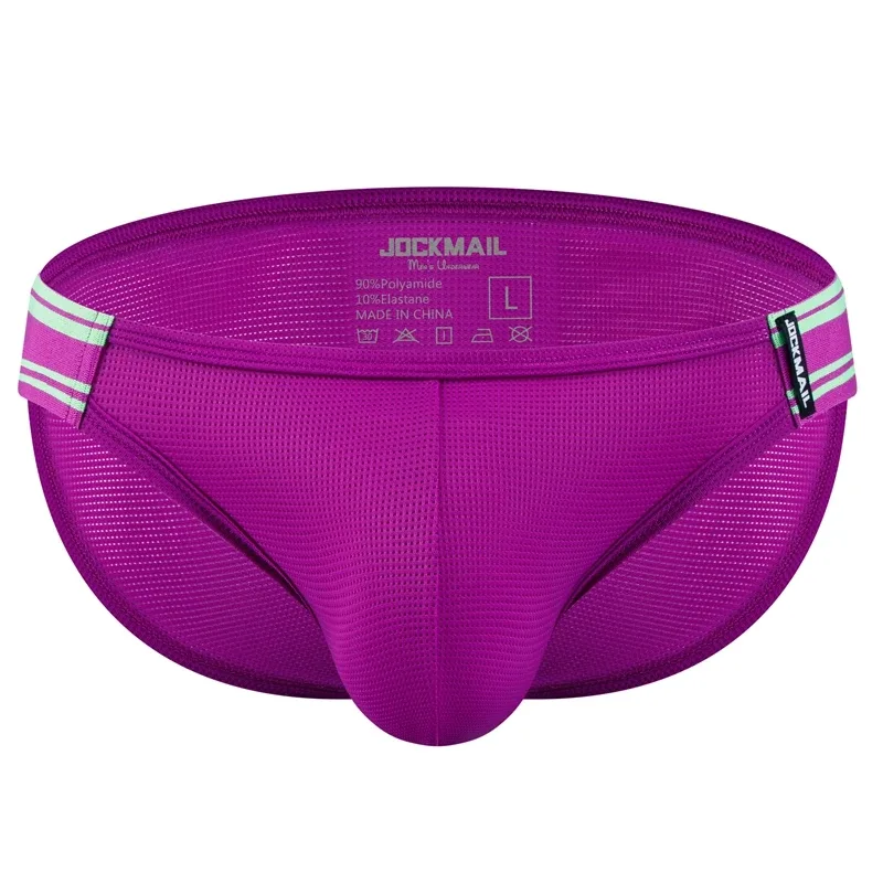 Herreundertøjstrusser Underbukser Nylon Mesh Quick Dry Herre Jockstrap Bikini Slip Herrebokserbukser eller som svømmebadebukser