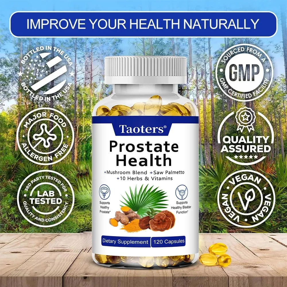 Saw Palmetto Prostate Support - Maintain Urinary Tract Health Reduce Frequent Urination Promote Hair Growth Immune Support — image 3