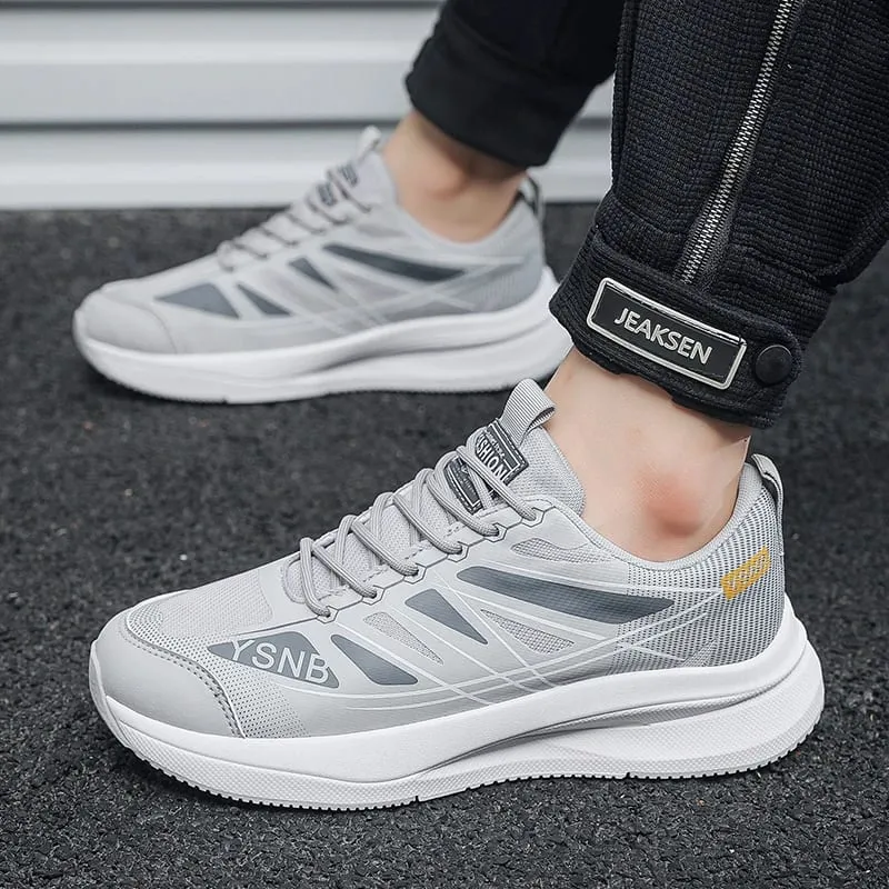 Men Minimalist Mesh Casual Sneakers Flexible Outsole Shock Absorb Footbed Short Distance Outdoor Footwear