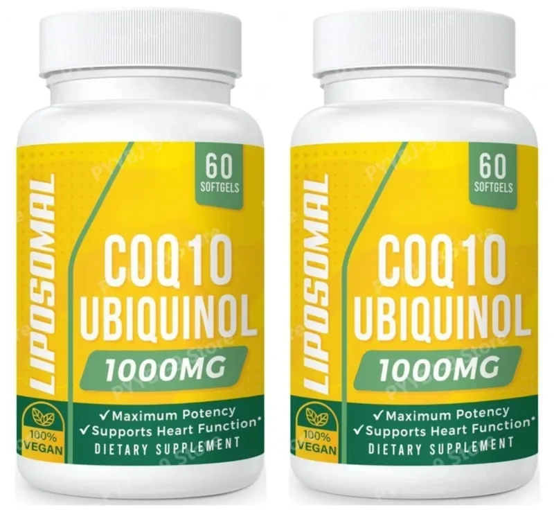 CoQ10 Ubiquinol 1000mg Vegan Softgels 60 Ct Liposomal High Absorption Coenzyme Q10 for Heart Energy Antioxidant Daily Support — image 9