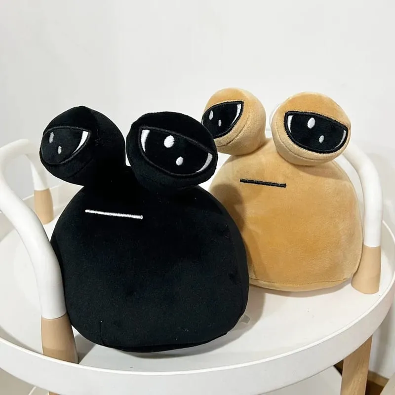 12/22cm Big Eyes E.T. Plush Pillow Stuffed POU Plush Toy Kawaii Cartoon Figure Man Gift
