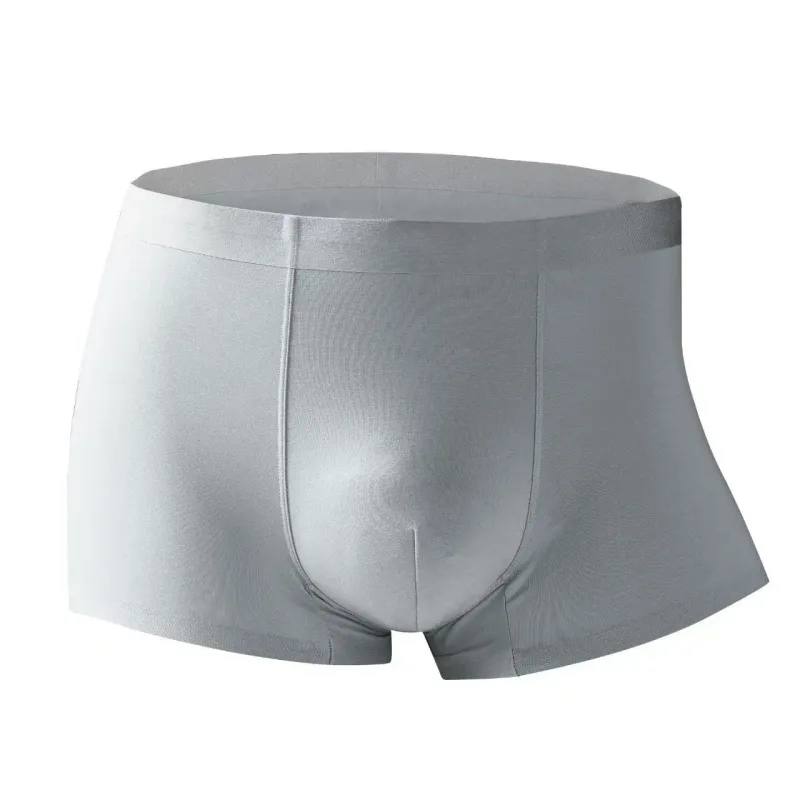 Seamless Men's Briefs Modal-Feel Men's Boxer Briefs Breathable Antibacterial Crotch Men's Boxer Shorts Men's Underwear Shorts