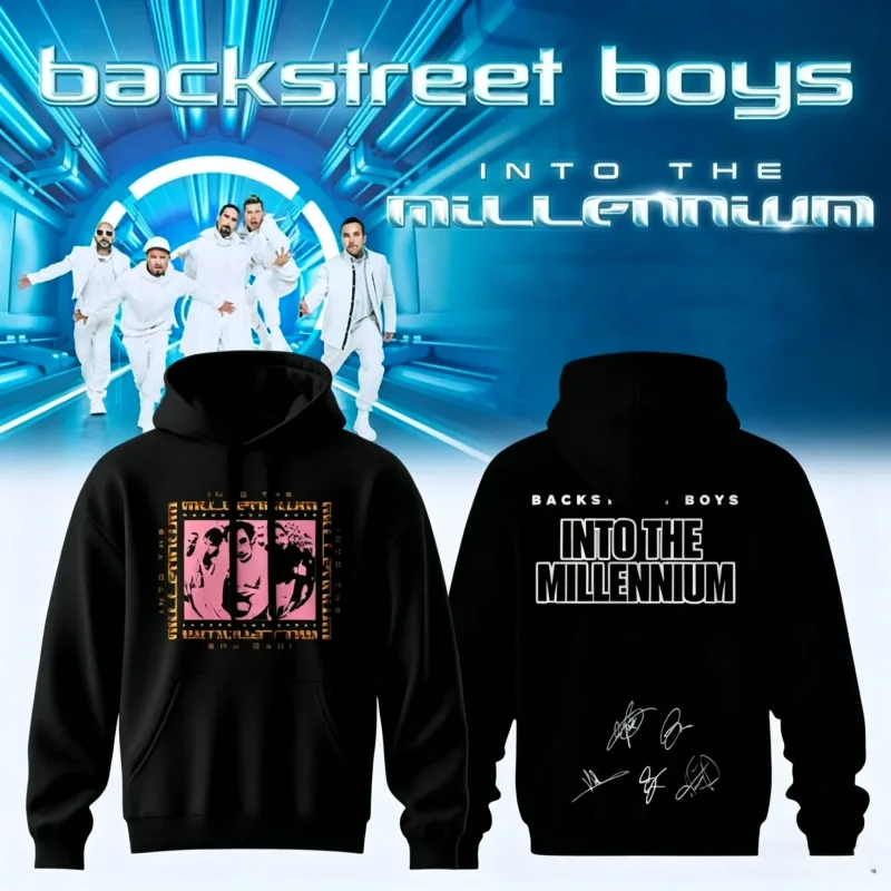 2026 Y2K Millennium Pop Band Hoodie Double Sided Graphic Print Oversized Pullover Vintage Fan Hooded Sweatshirt — image 4