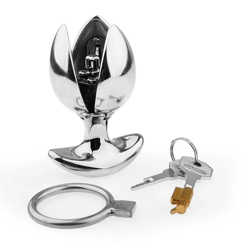 Metall Anal Plug Bunte Vestibular Homosexuell Masturbation Plugs G-punkt Stimulation Cunnilingus Ausbreitung Kann Geöffnet Werden Sex Spielzeug 18 +