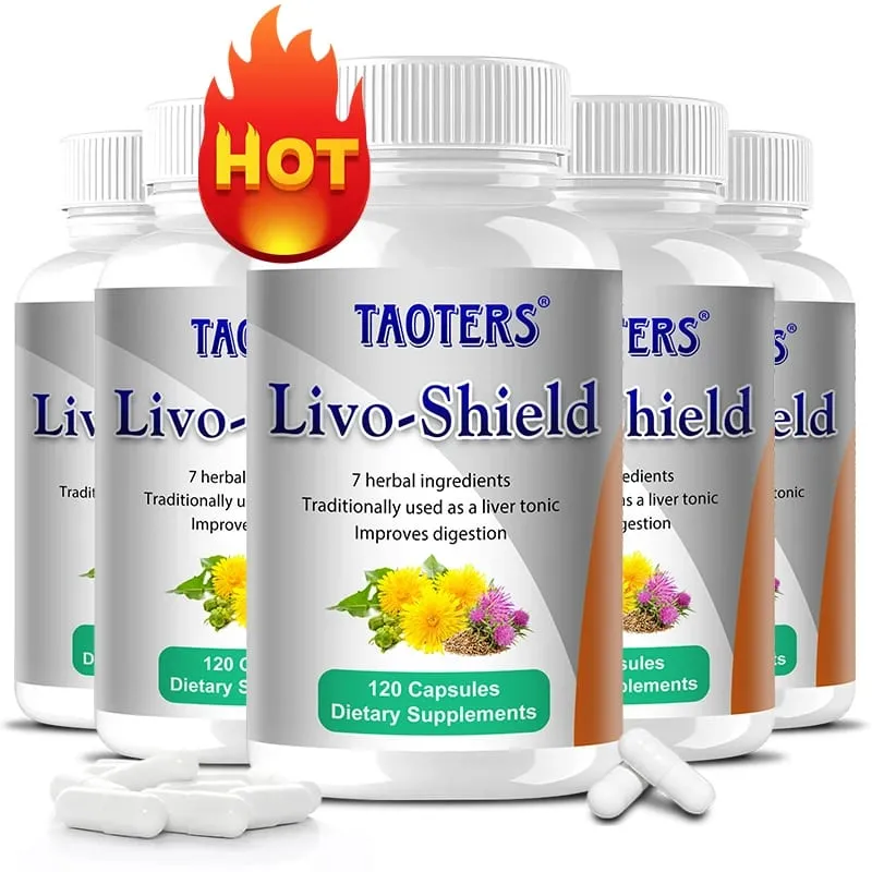 Organic Milk Thistle Extract Capsule & Dandelion for Antioxidant Detox Support Liver Health Function Herbal Supplement