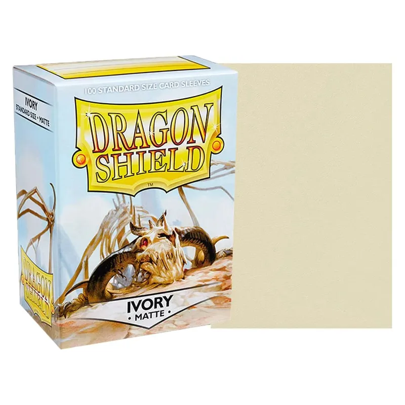 100 Stück/Karton, 66 x 91 mm, Standardgröße, Demark Dragon Shield, matte Kartenhüllen für MTG/PKM/YGO/TCG-Brettspielkarten