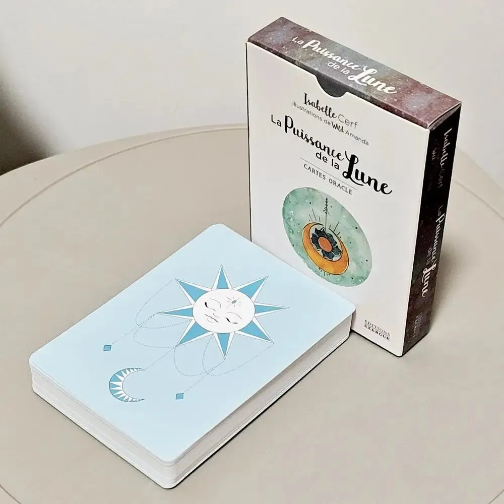 La Puissance De La Lune Oracle 42 Moon Power Cards 10.5*7.5cm in French Language for Spiritual & Emotional Guidance — image 2