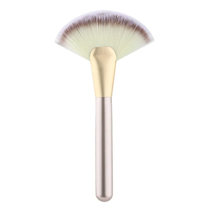 1pcs Large Fan Makeup Brushes Facial Powder Foundation Blusher Concealer Kabuki Brush Cosmetic Tools Pincel Maquiagem