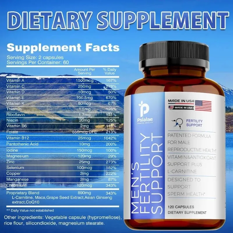 Men Fertility Capsules Promoting Fertility Males Hormone Balance