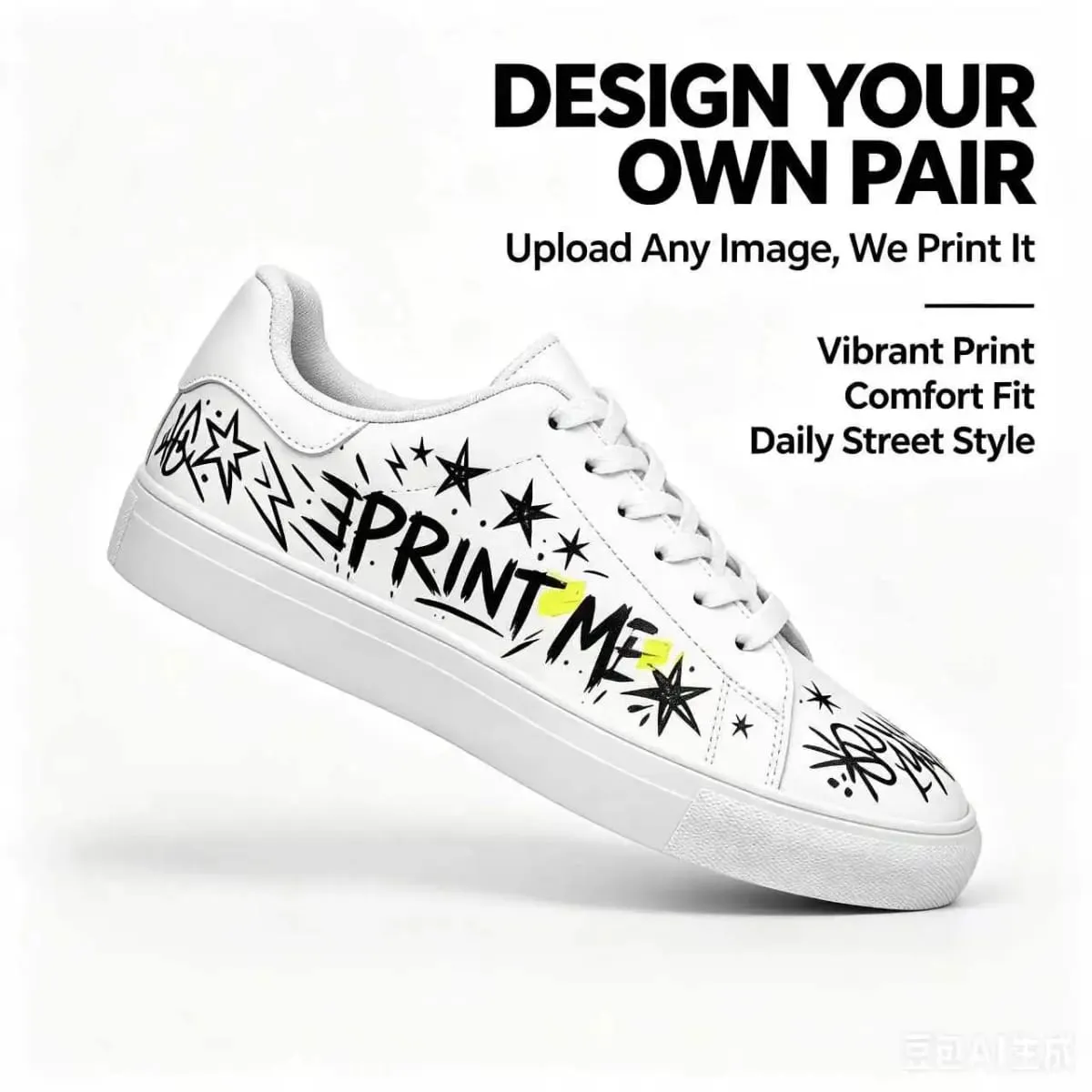 Fashion Custom Made Low-Top Sneakers Mens Womens Teenager High Quality Board Shoes Bespoke Custom Shoe Casual Couple Shoes