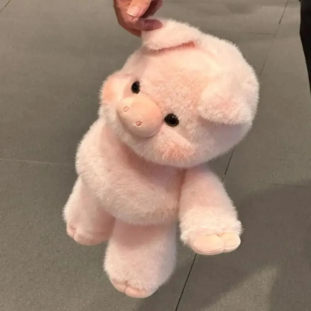 New Creative Gift Soft Pig Stuffed Animal Plush Pillow Cute 17.7inch Stuffed Animals Plush Emotional Support Plush Pillow
