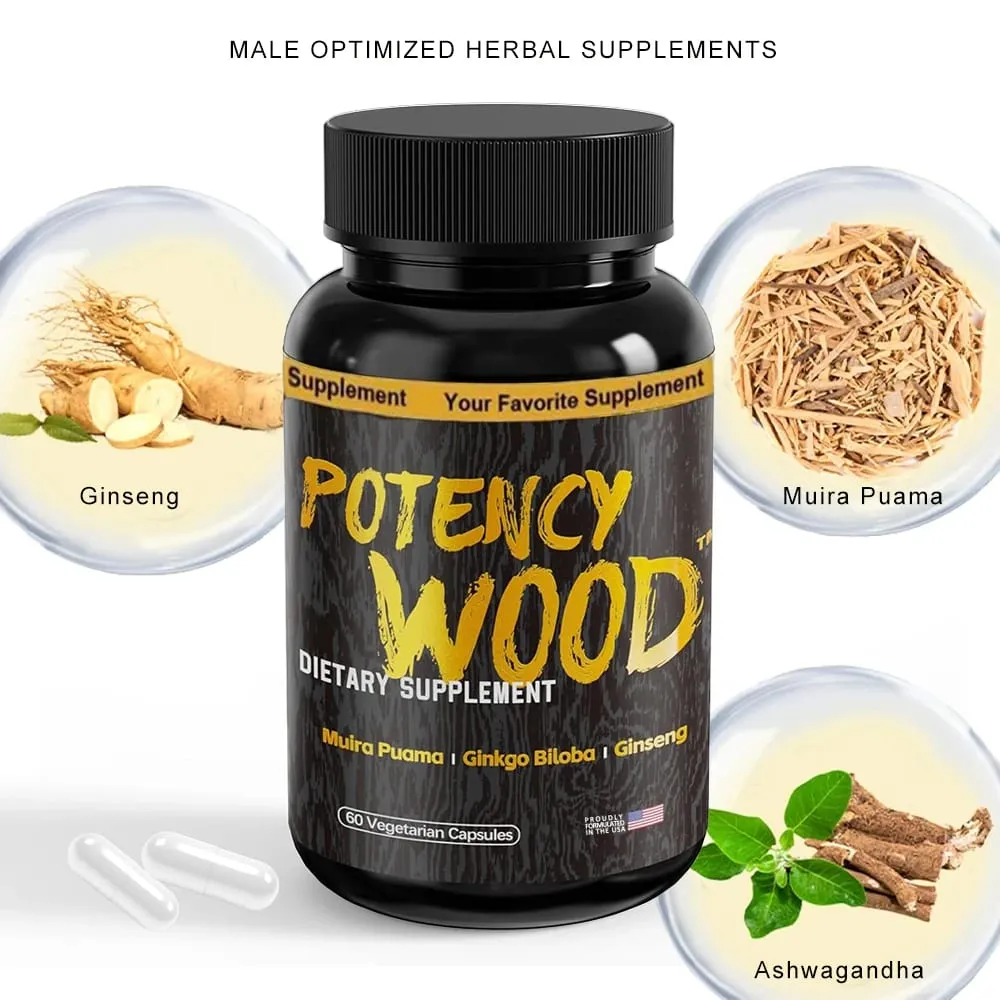 Extra Strength Male Supplement with Panax Ginseng Ashwagandha Gingko Tribulus Extract for Energy Stamina & Boosting Blood Flow — image 2