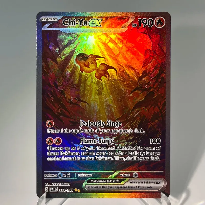 Paldea Evolved PKM Cards PTCG4-C GX Rainbow Magikarp Raichu Tyranitar Iono Rare Collection Battle Toys Gifts for Hobbies